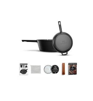 Gusskoenig - Set de poêles 2 en 1 Casserole 3 l et poêle 1.5 L