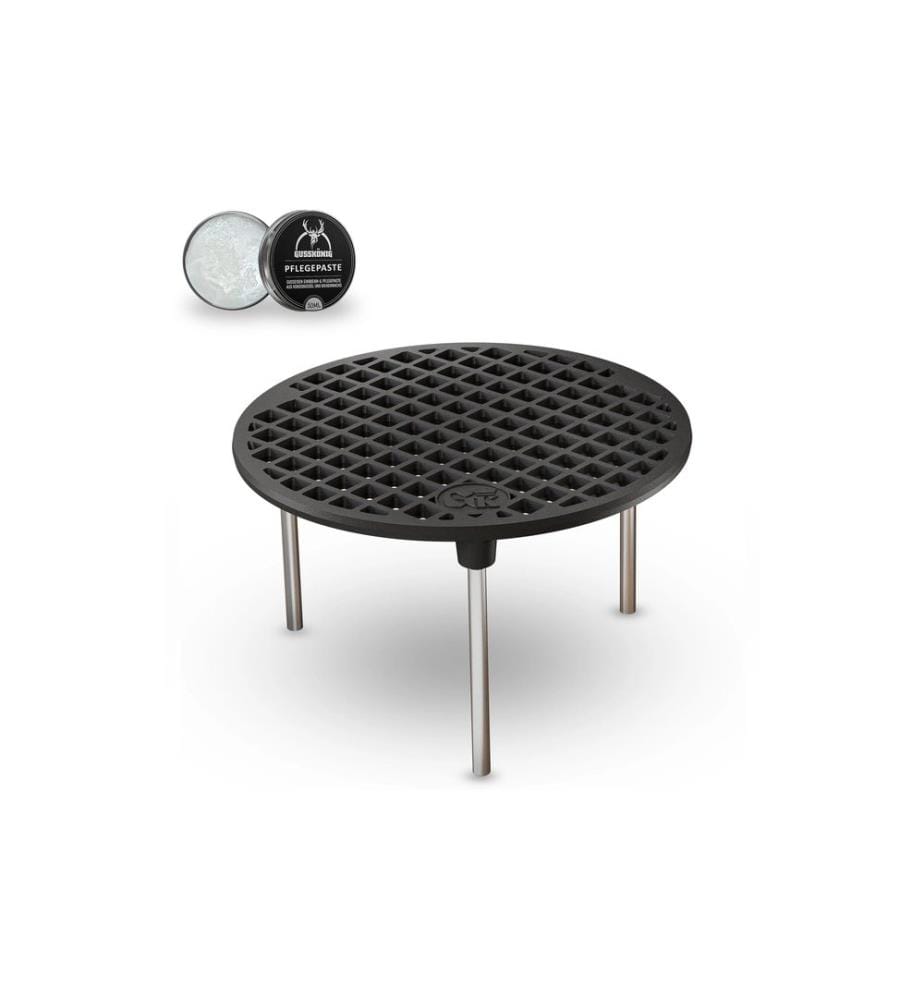 Gusskoenig - Grille de cuisson 20 cm avec pieds