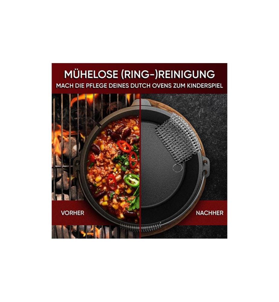Gusskoenig - Gusseisen Ringreiniger 12 x 12 cm