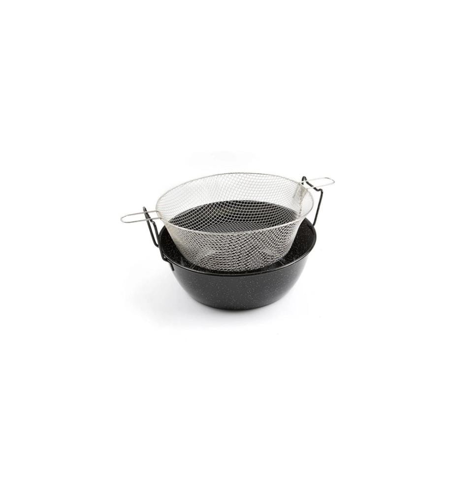 Blaser + Trösch - Frittierpfanne Ø 35 cm, schwarz, emailliert
