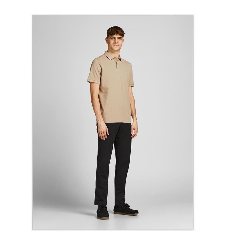 Poloshirt Slim Fit, Taupe