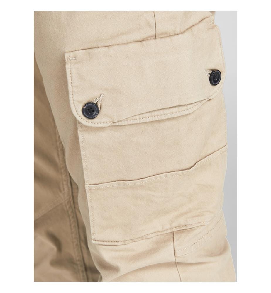 Cargo-Hose – Weiss-pfeffergrau