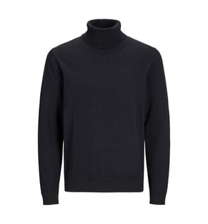 Rollkragenpullover – Schwarz