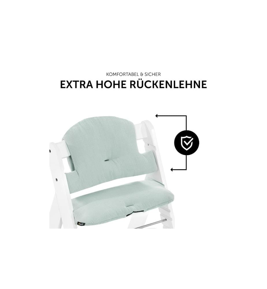 HAUCK - Coussin d'assise Select Muslin Mint sur Alpha+