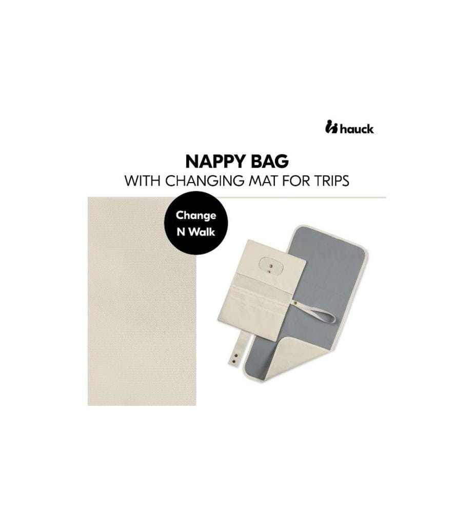 HAUCK - Sac à langer Change N Walk Beige