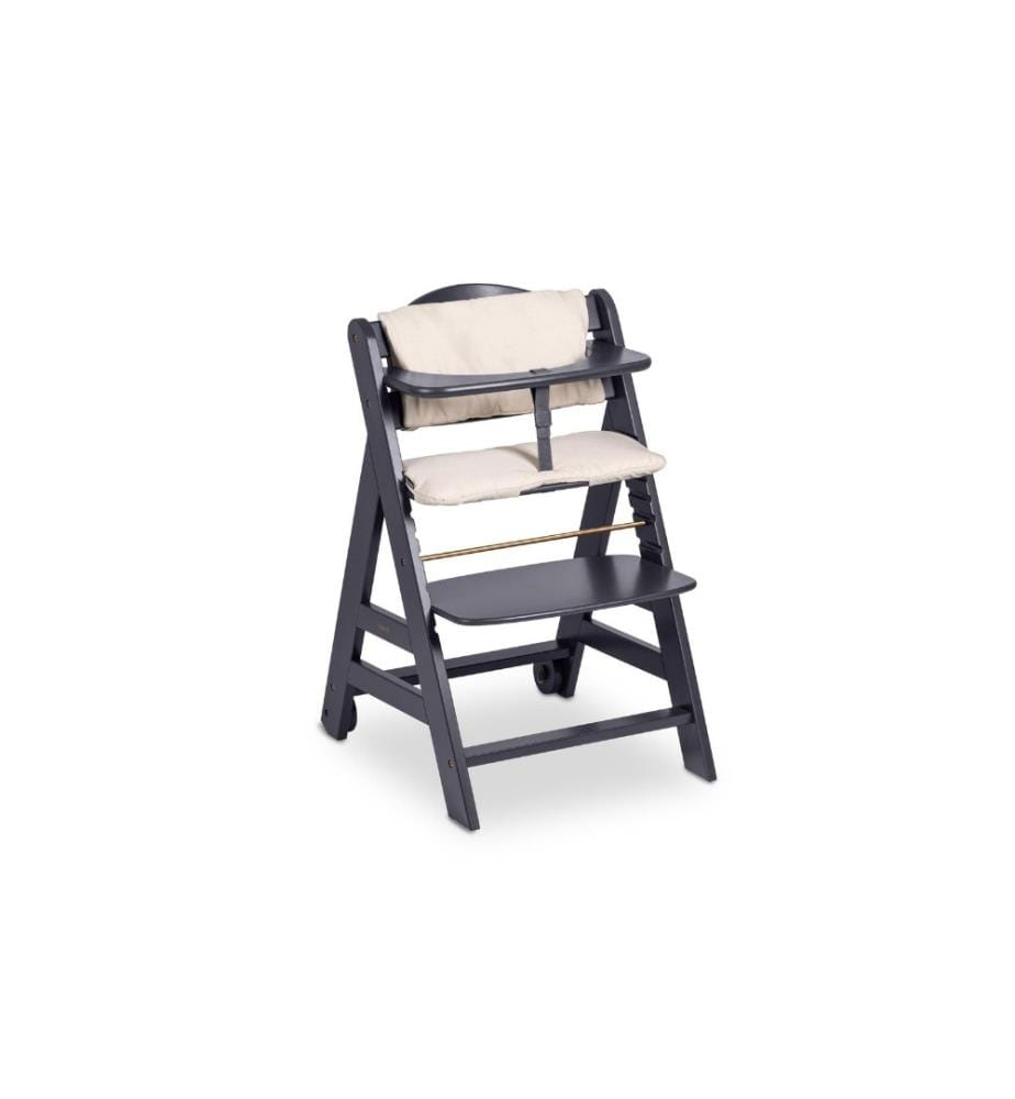 HAUCK - Chaise haute en escalier Beta+ Dark Grey