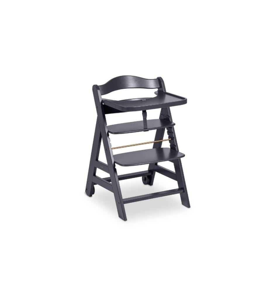 HAUCK - Chaise haute en escalier Beta+ Dark Grey