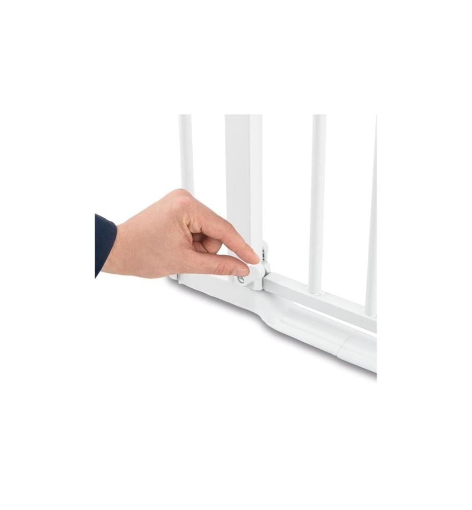 HAUCK - Barrière de sécurité Clear Step Autoclose 2 +21 cm Blanc