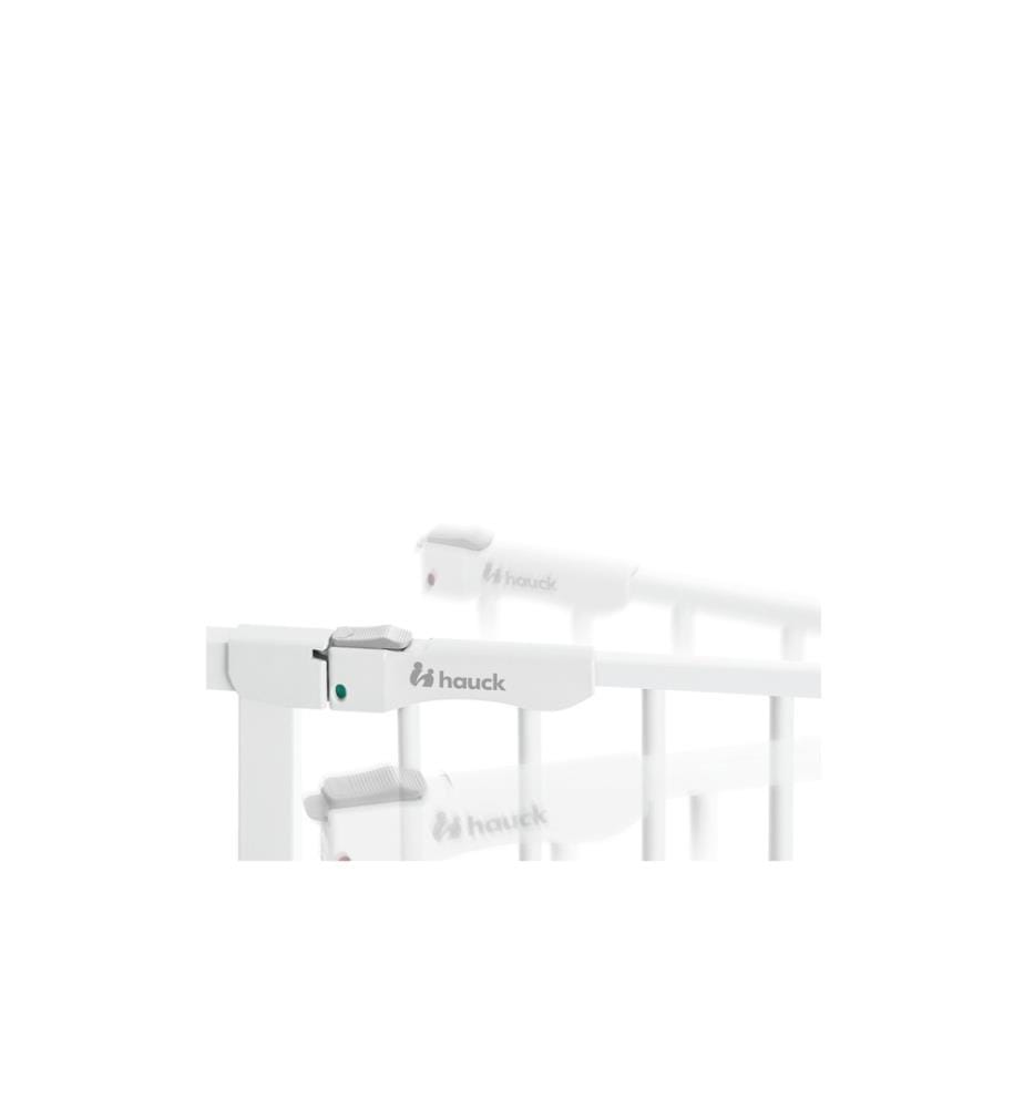 HAUCK - Barrière de sécurité Clear Step Autoclose 2 +21 cm Blanc