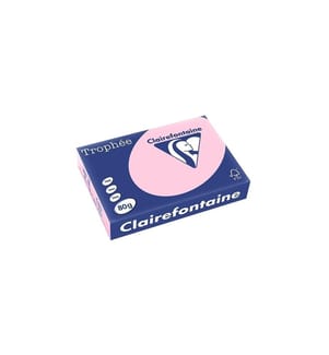CLAIREFONTAINE - Kopierpapier Trophée A4, 80 g/m², Rosa, 500 Blatt