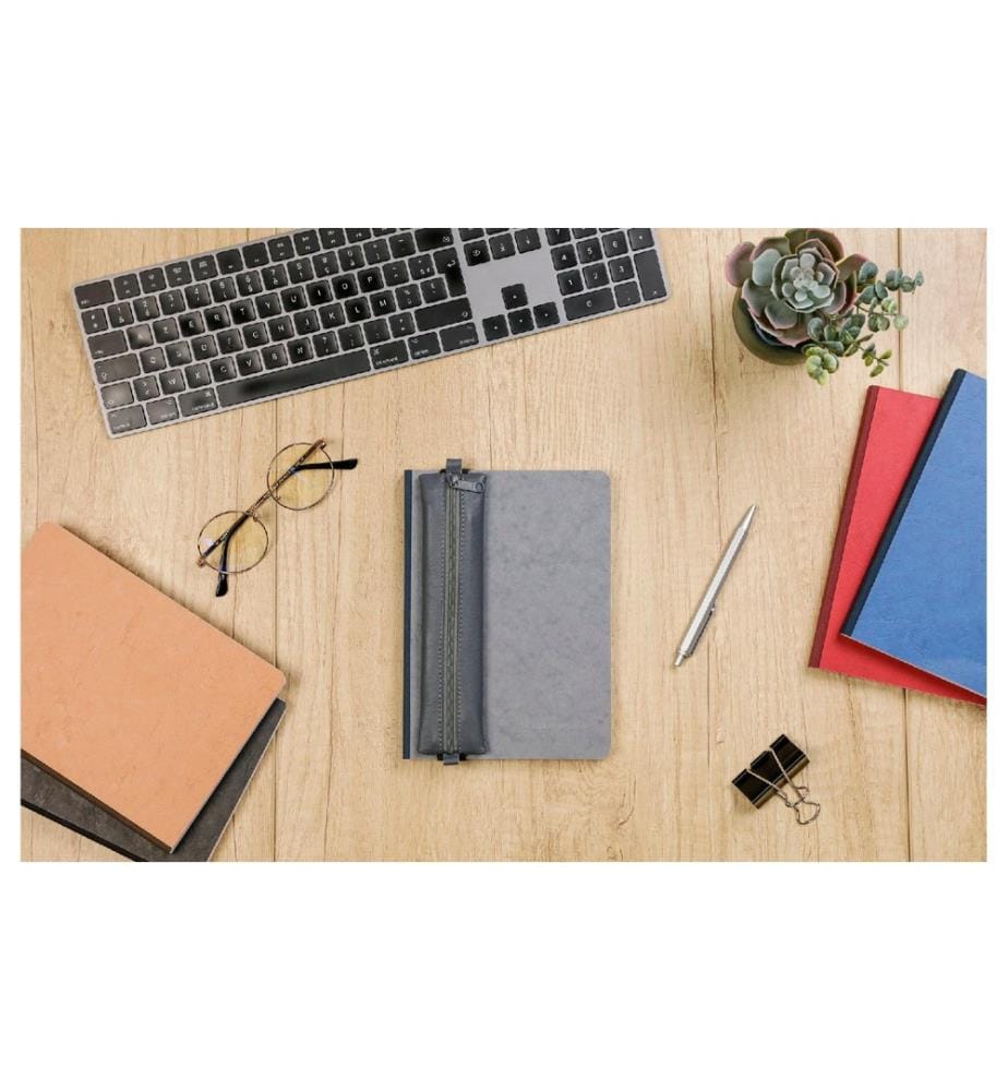 CLAIREFONTAINE - Etui AgeBag Leder Gau