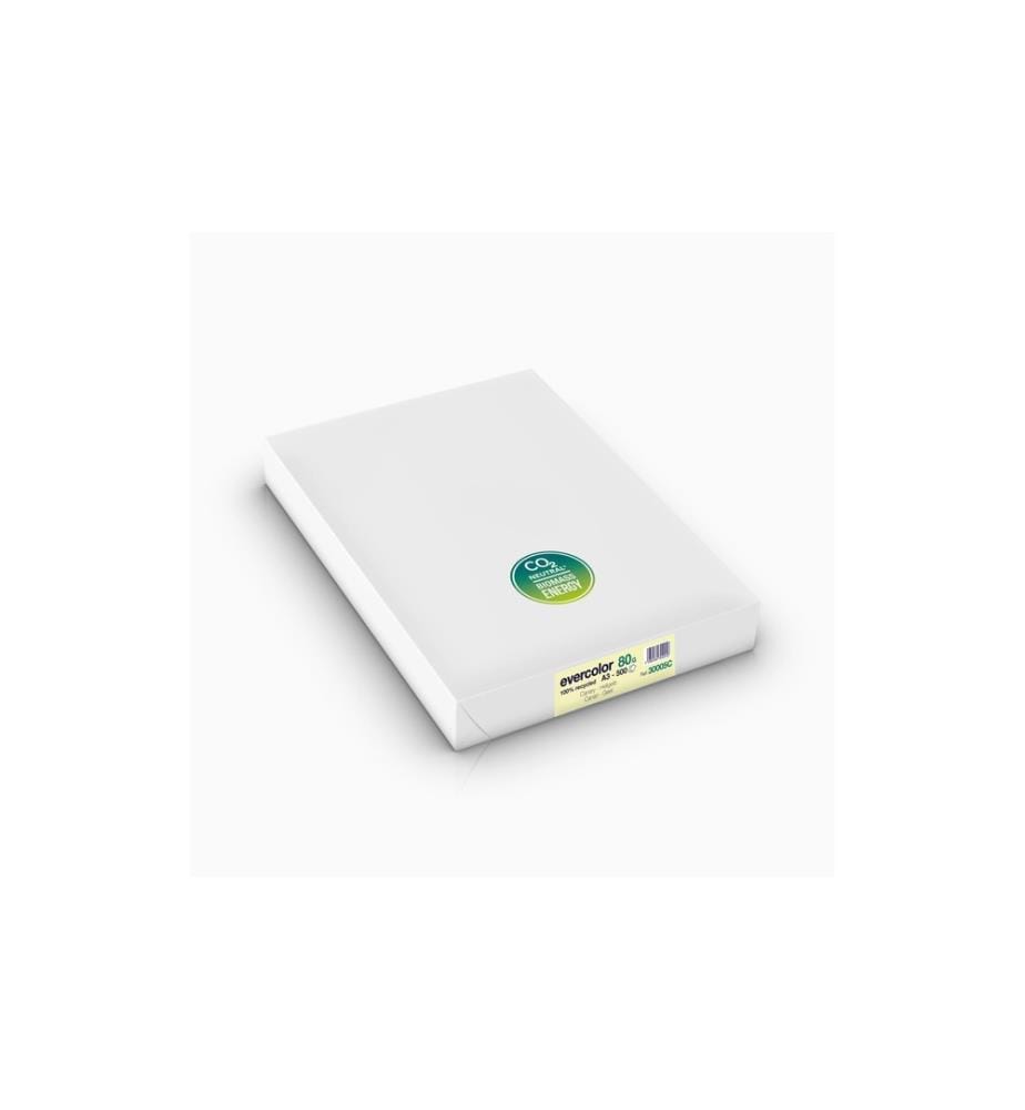 CLAIREFONTAINE - Kopierpapier Evercolor A3, Hellgelb, 80 g/m²,500 Blatt