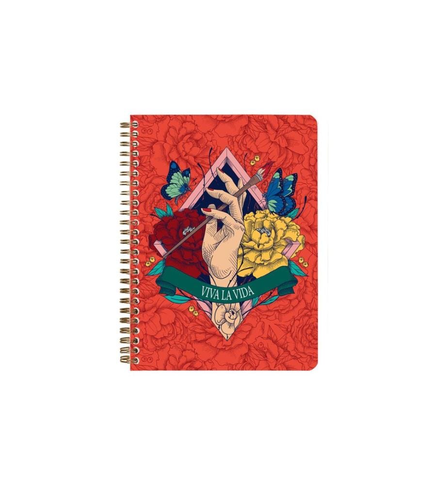 CLAIREFONTAINE - Notizbuch Frida Kahlo assortiert, A5, Liniert, Mehrfarbig
