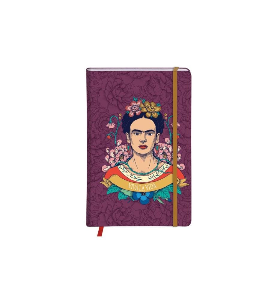 CLAIREFONTAINE - Notizbuch Frida Kahlo assortiert, A6, Blanko, Mehrfarbig