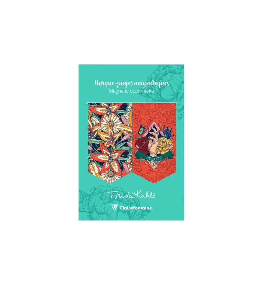 CLAIREFONTAINE - Lesezeichen Frida Kahlo assortiert, 2 Stück