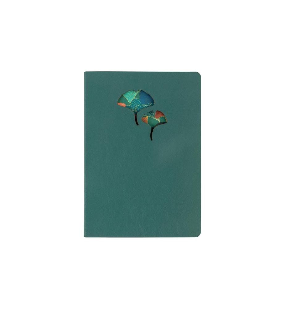 CLAIREFONTAINE - Notizbuch Ginkgo assortiert, A5, Liniert, Grün