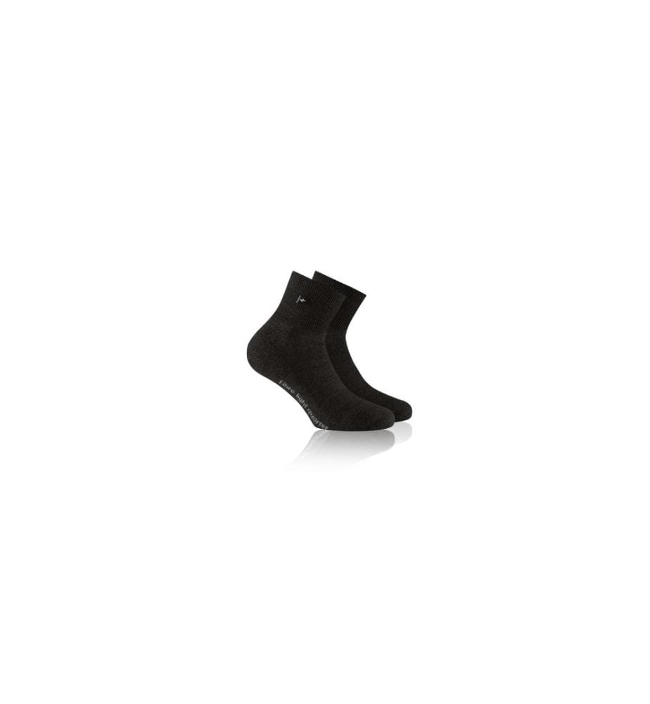 ROHNER - Socks Chaussettes Fibre Light Quarter Noir