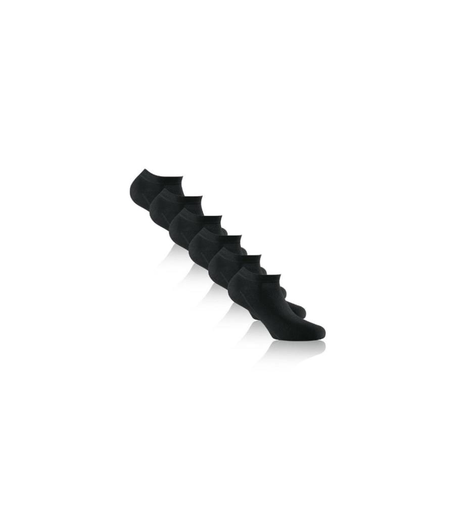 ROHNER - Socks Chaussettes Sneaker Noir paquet de 3