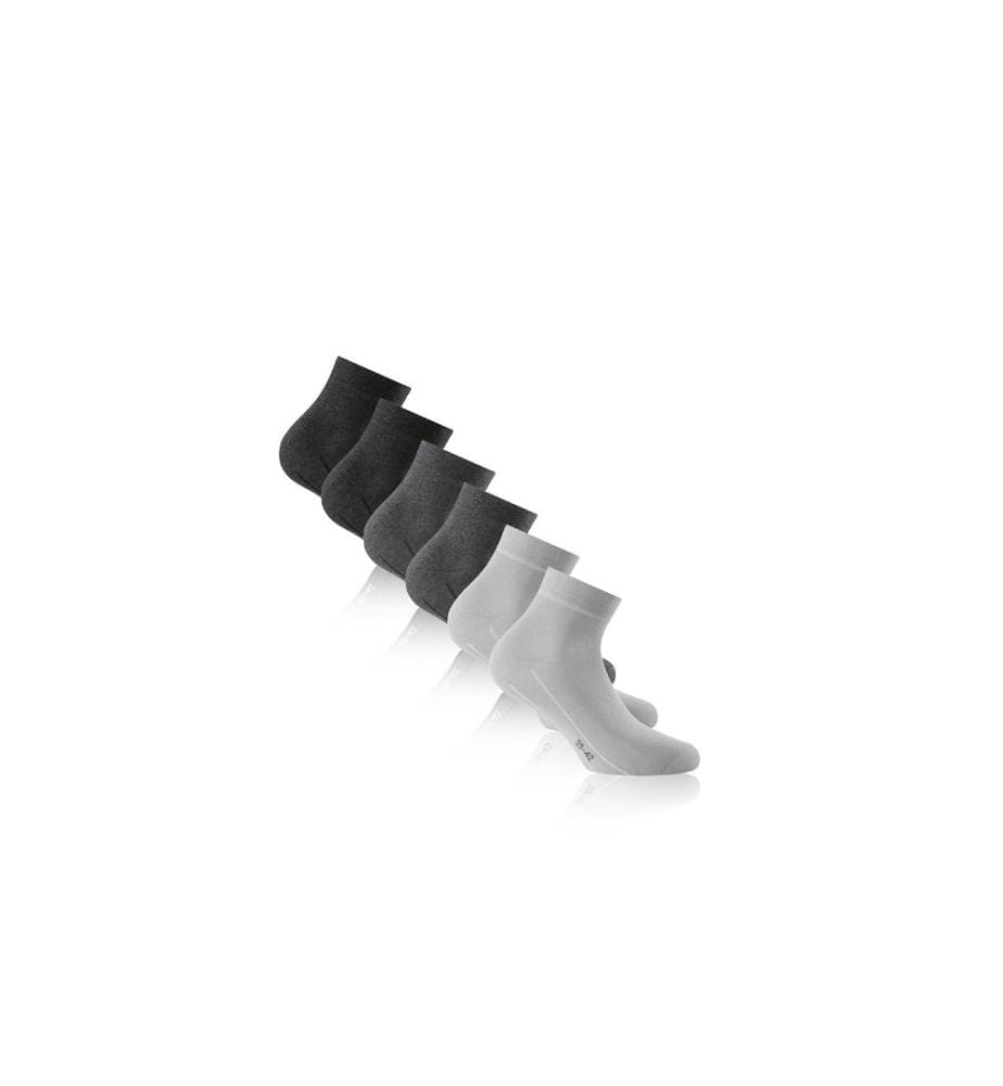 ROHNER - Socks Chaussettes Sneaker Plus Gris paquet de 3