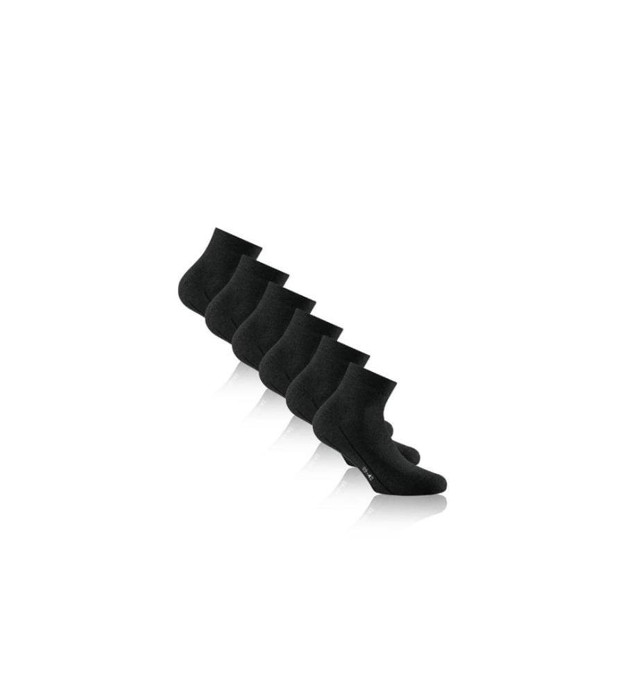 ROHNER - Socks Chaussettes Sneaker Plus Noir paquet de 3