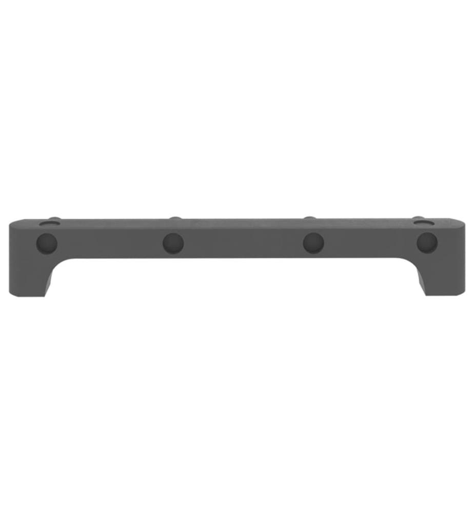 Würfelregal mit 6 Boxen Grau 103x30x72,5 cm Stoff