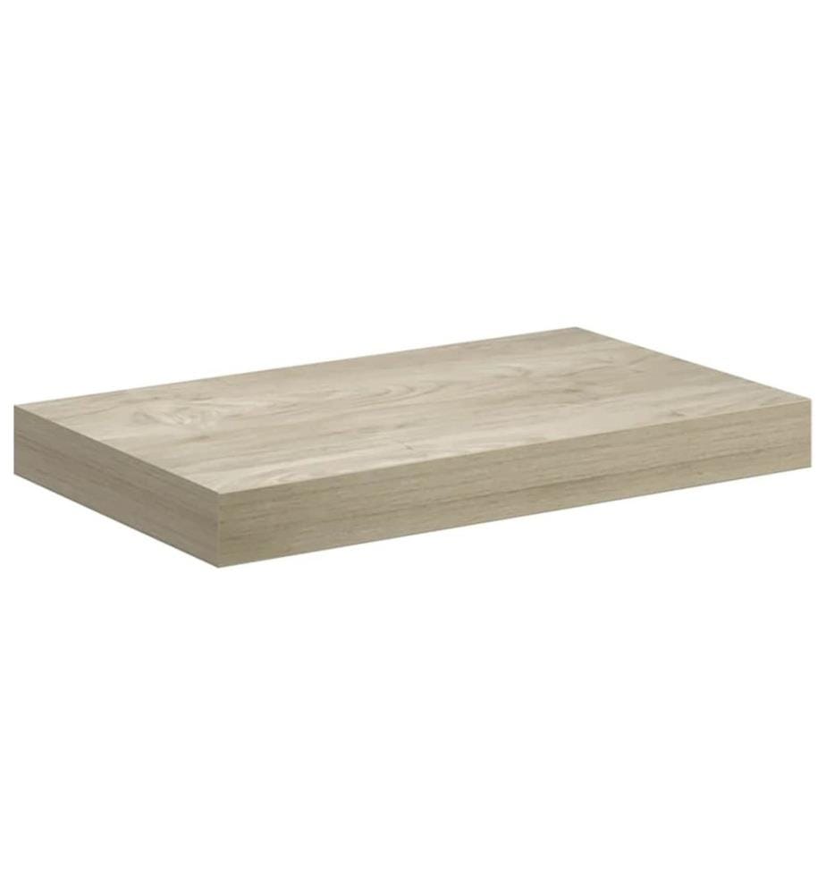 Schwebendes Wandregal Eichefarben 40x23x3,8 cm MDF