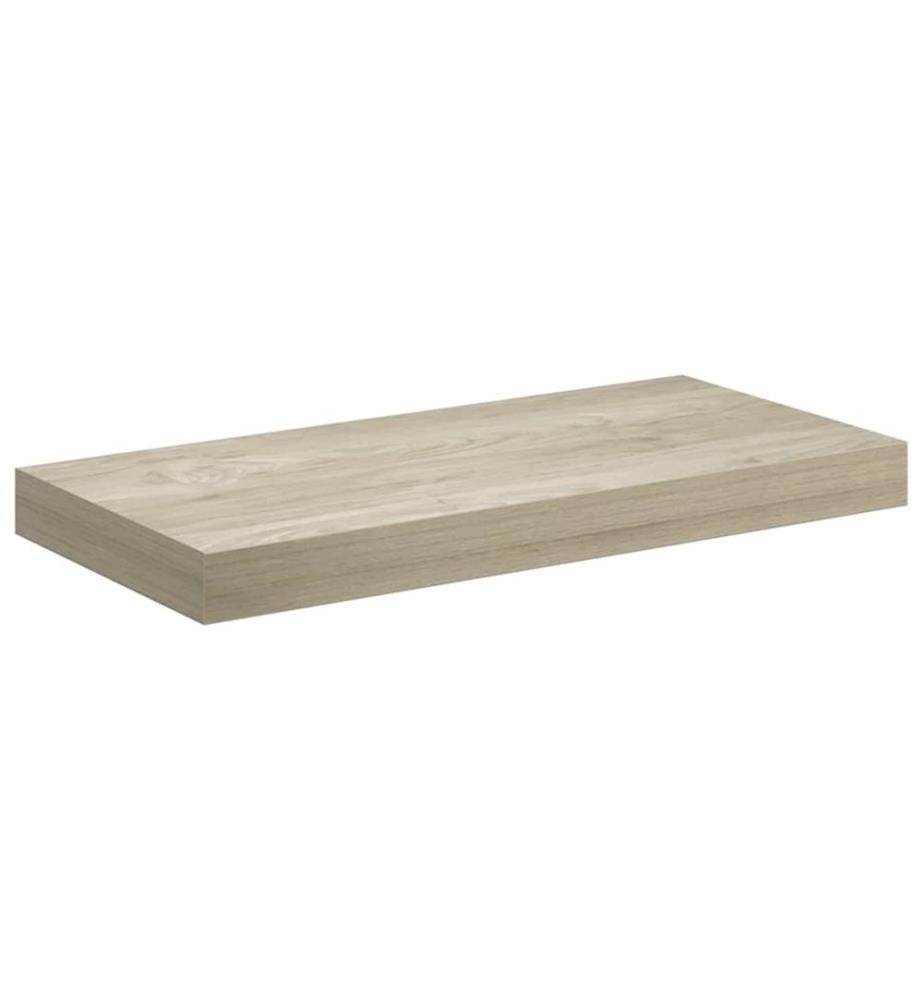 Schwebendes Wandregal Eichefarben 50x23x3,8 cm MDF