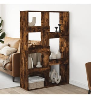 Raumteiler Räuchereiche 100x33x155,5 cm Holzwerkstoff