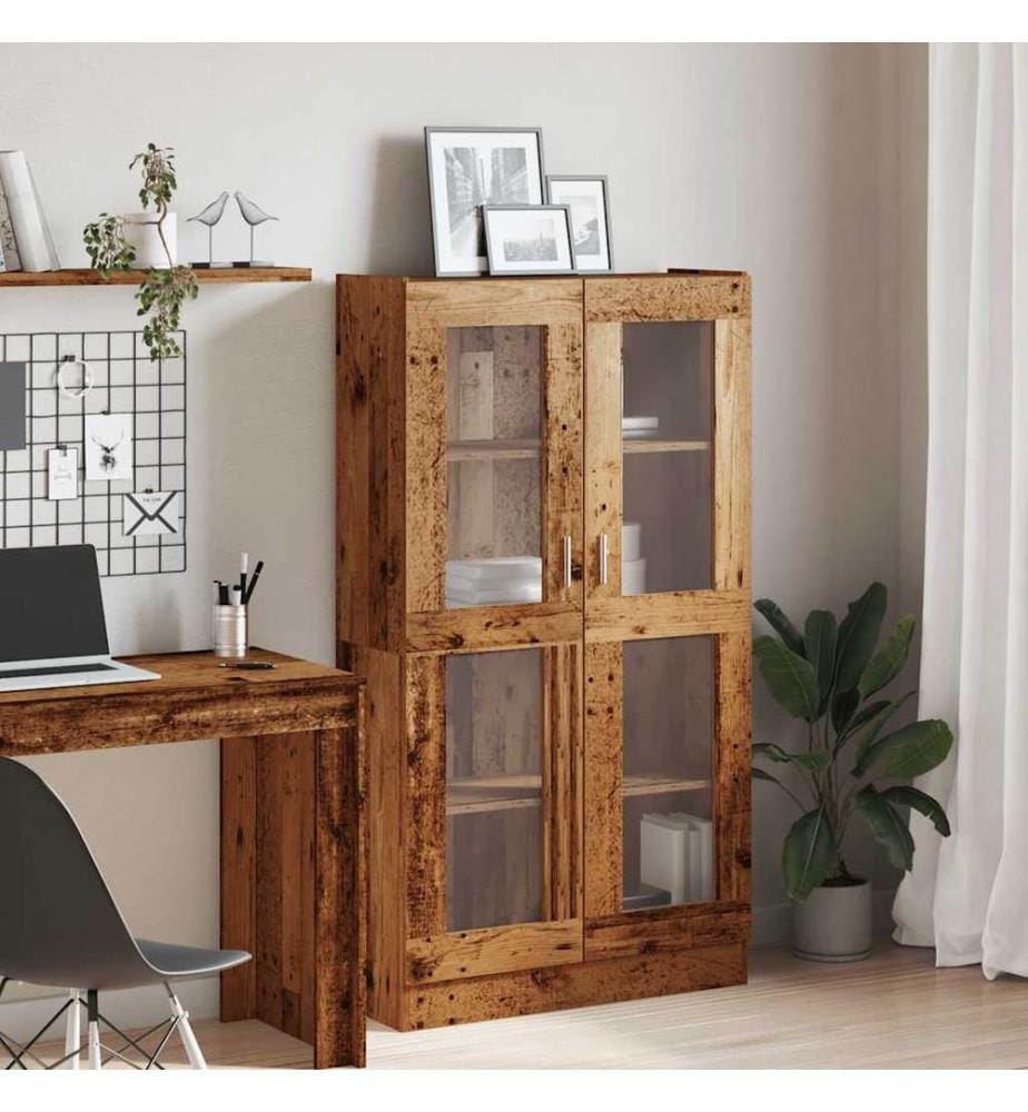 Highboard Altholz-Optik 82,5x30,5x150 cm Holzwerkstoff
