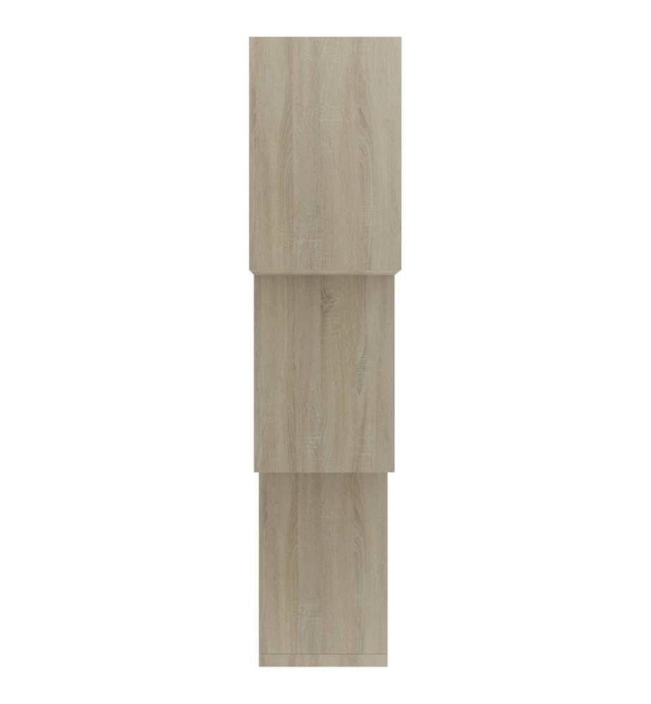Cube Wandregale Sonoma-Eiche 68x15x68 cm Holzwerkstoff