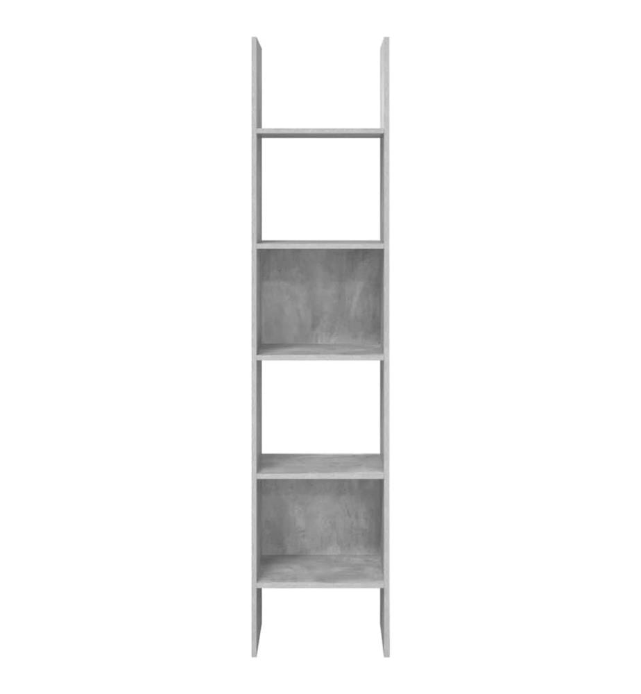 Bibliothèque Gris béton 40x35x180 cm Bois d'ingénierie