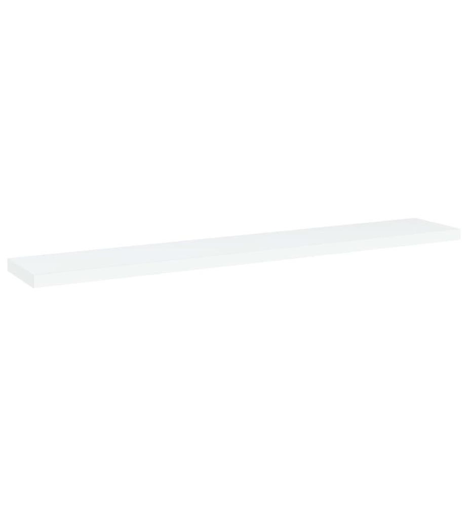 Bücherregal-Bretter 4 Stk. Weiss 60x10x1,5 cm Holzwerkstoff