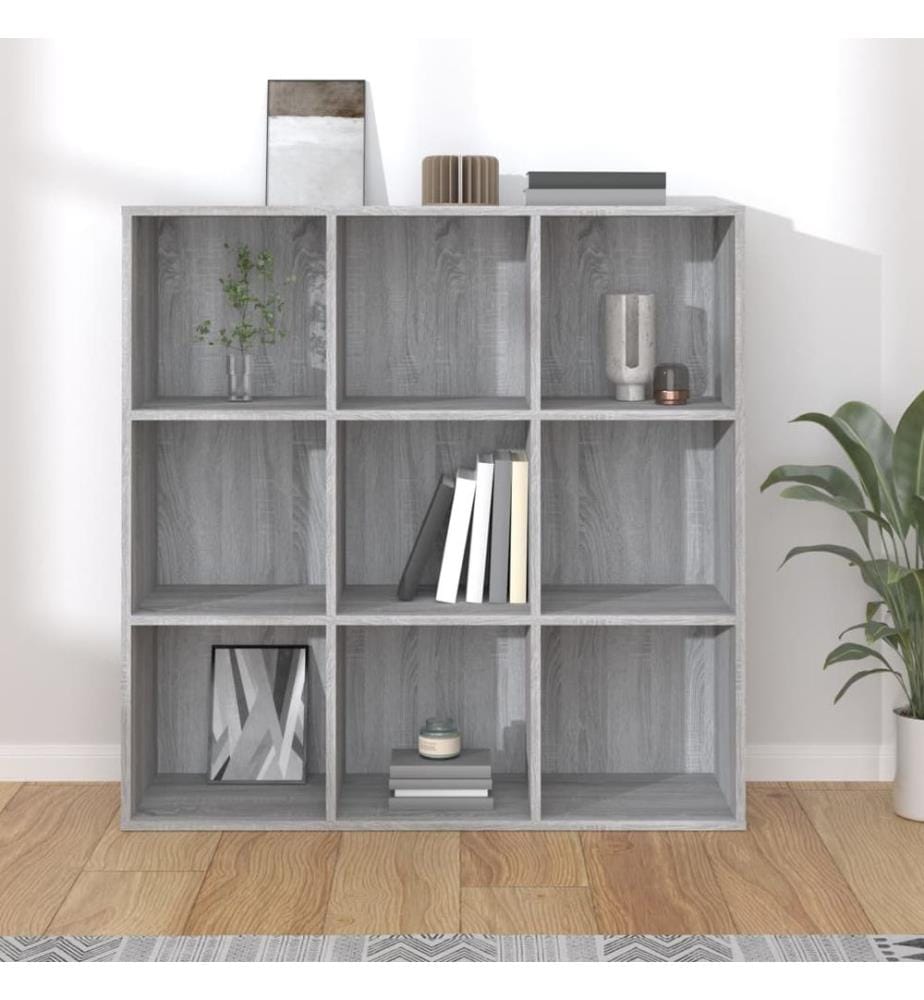 Armoire à livres sonoma gris 98x29x97,5 cm