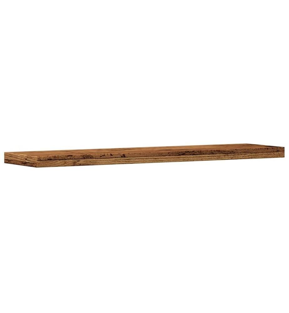 Wandregale 4 Stk. Altholz-Optik 40x20x1,5 cm Holzwerkstoff