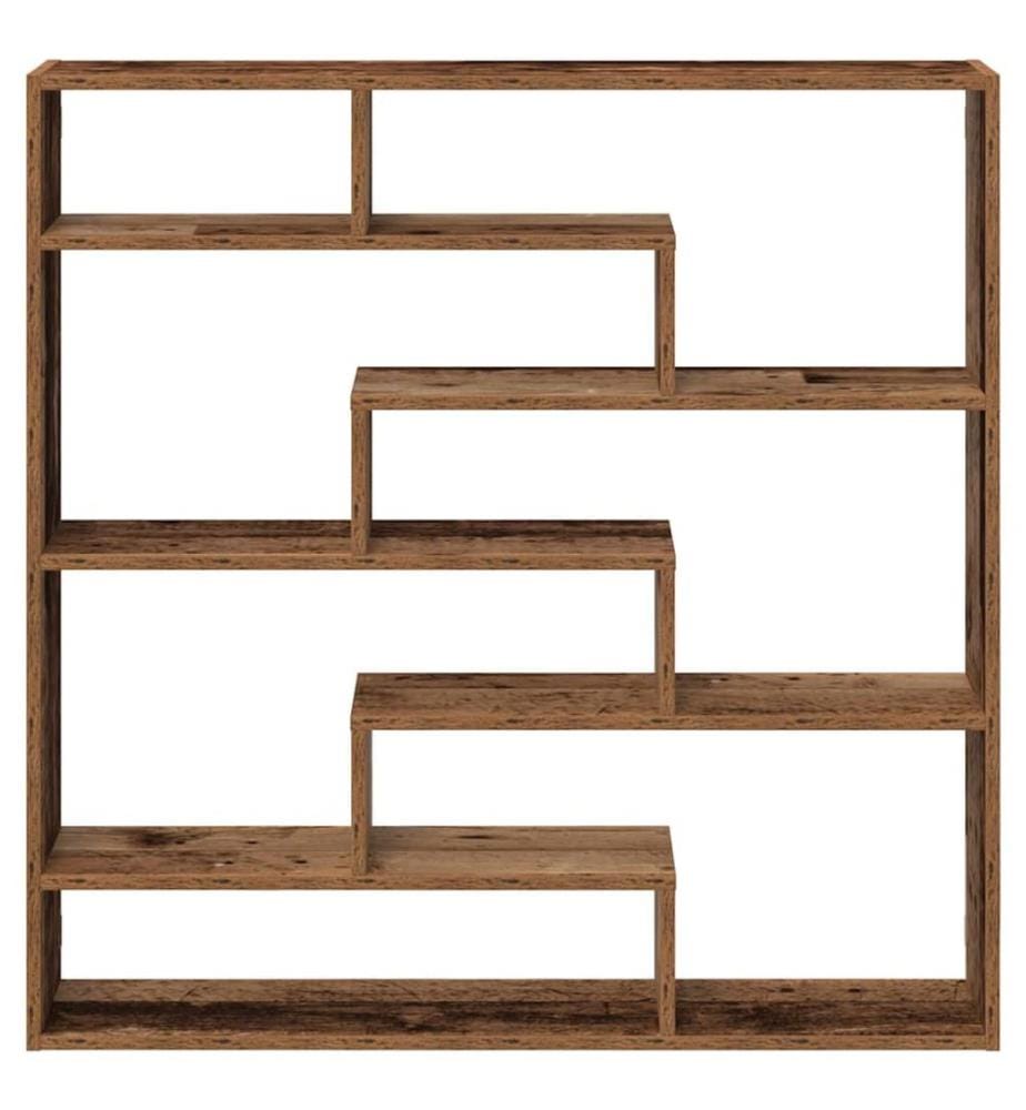 Würfelregal 7 Fächer Altholz-Optik Holzwerkstoff