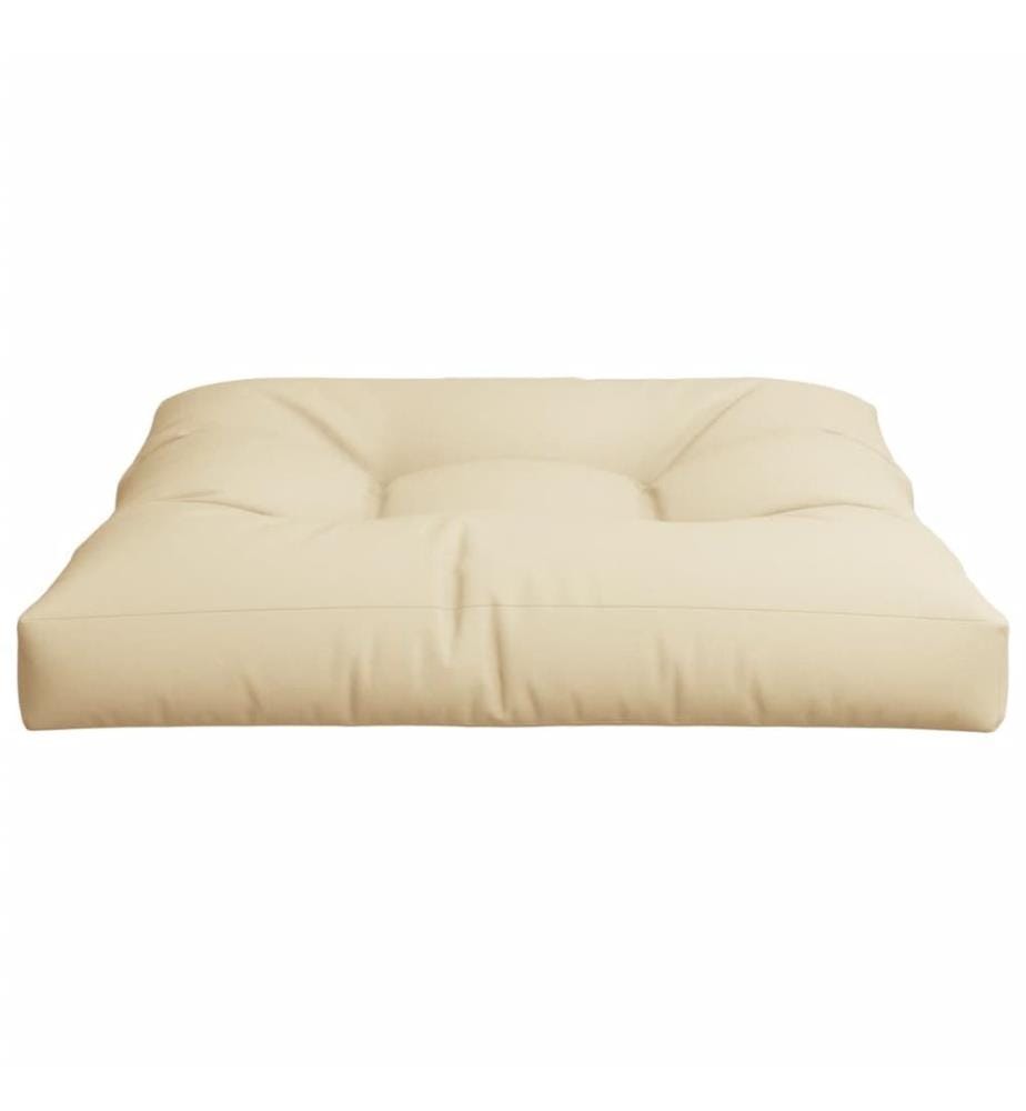 Palettensofa-Kissen Beige 70x70x12 cm
