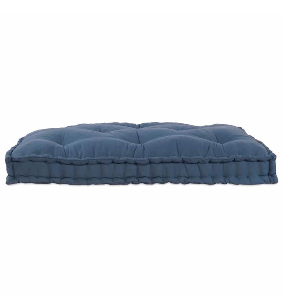Pallet Sofa Kissen Indigo 120 x 80 x 12 cm Stoff