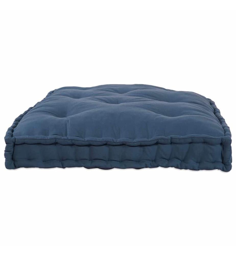 Pallet Sofa Kissen Indigo 120 x 80 x 12 cm Stoff