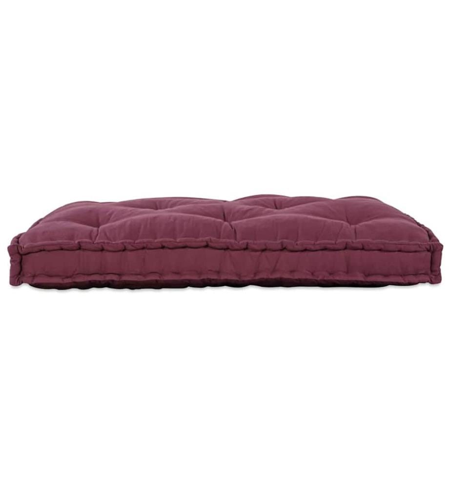 Pallet Sofa Kissen Kastanienbraun 120 x 80 x 12 cm Stoff