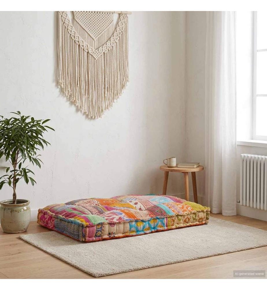 Pallet Sofa Kissen Mehrfarbig 120 x 80 x 12 cm Stoff