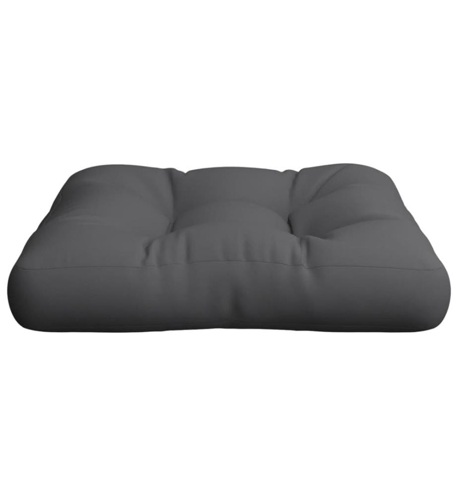 Coussin de palette 50x50x12 cm gris tissu