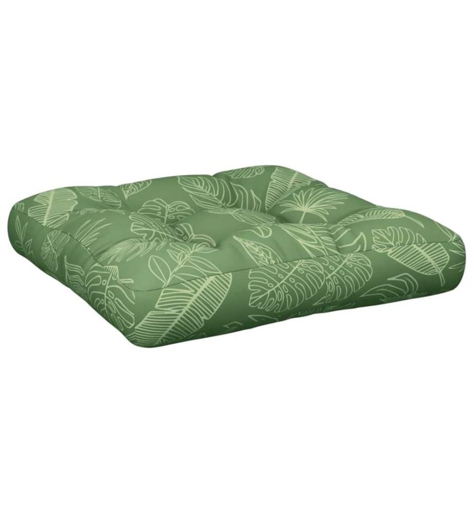 Palettenkissen Blattmuster 60x61,5x10 cm Oxford-Gewebe