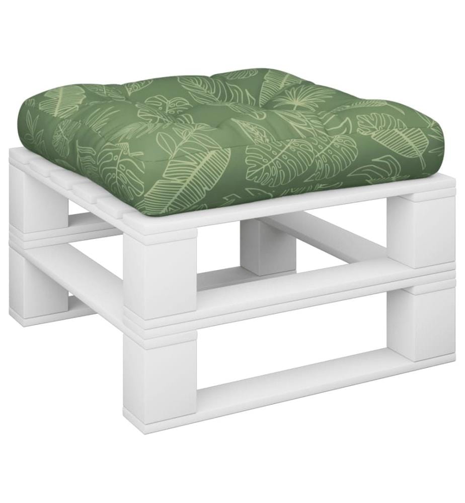 Palettenkissen Blattmuster 60x61,5x10 cm Oxford-Gewebe