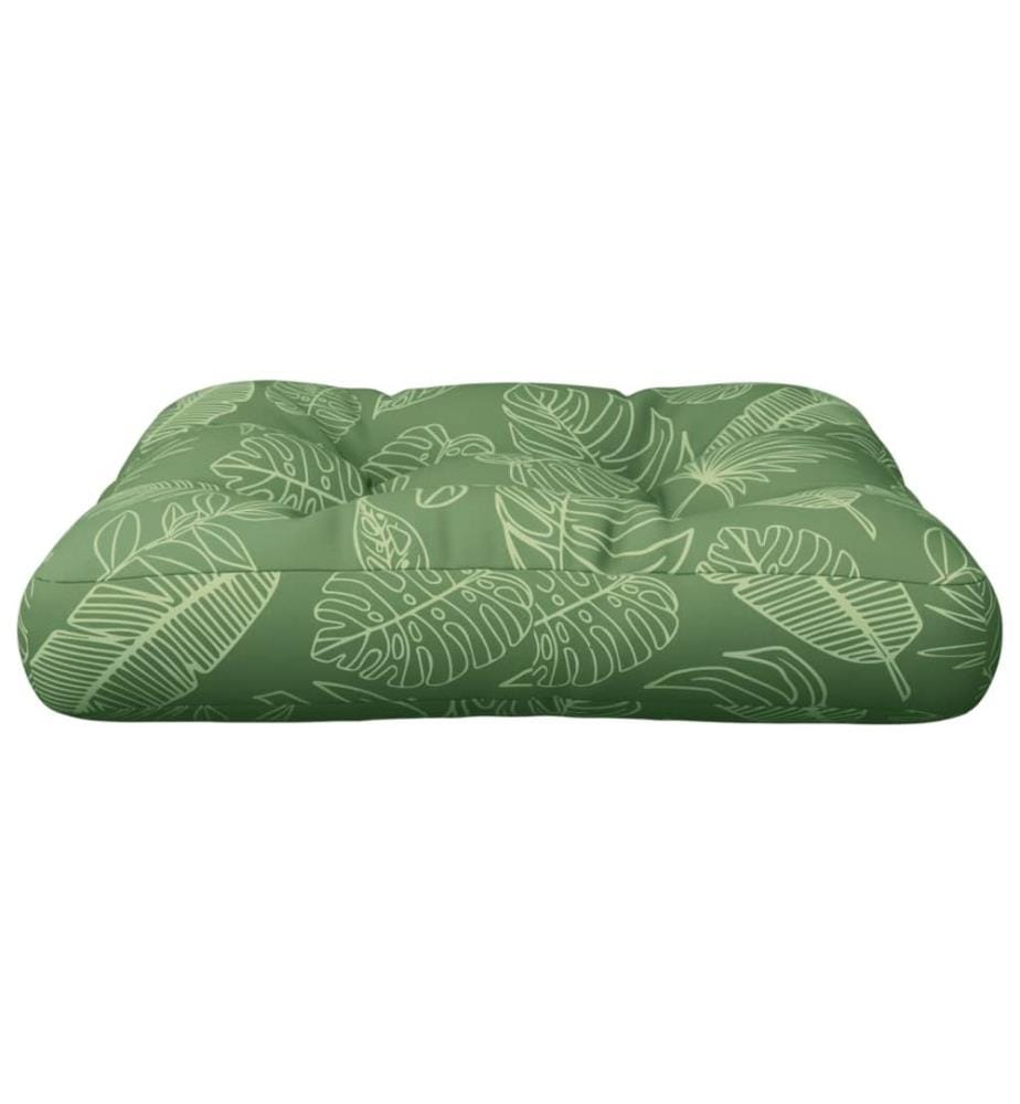 Palettenkissen Blattmuster 60x61,5x10 cm Oxford-Gewebe