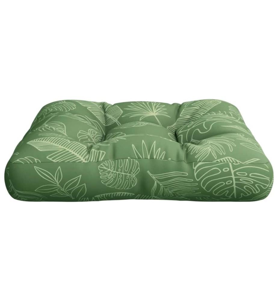 Palettenkissen Blattmuster 60x61,5x10 cm Oxford-Gewebe