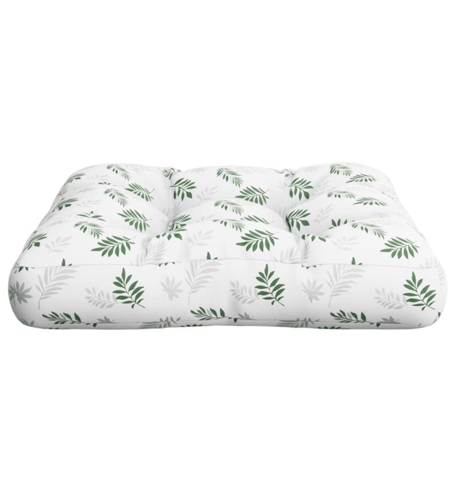 Palettenkissen Blattmuster 60x61,5x10 cm Oxford-Gewebe