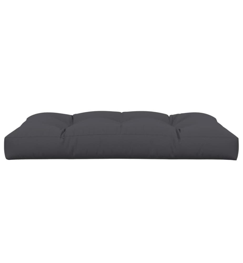 Palettenkissen Anthrazit 120x80x12 cm Stoff