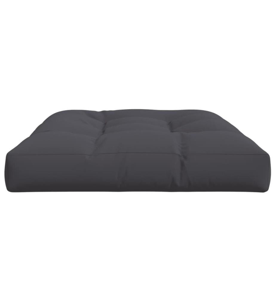 Palettenkissen Anthrazit 120x80x12 cm Stoff