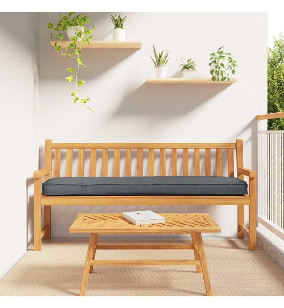 Palettenkissen Anthrazit 180 x 40 x 8 cm Oxford-Stoff