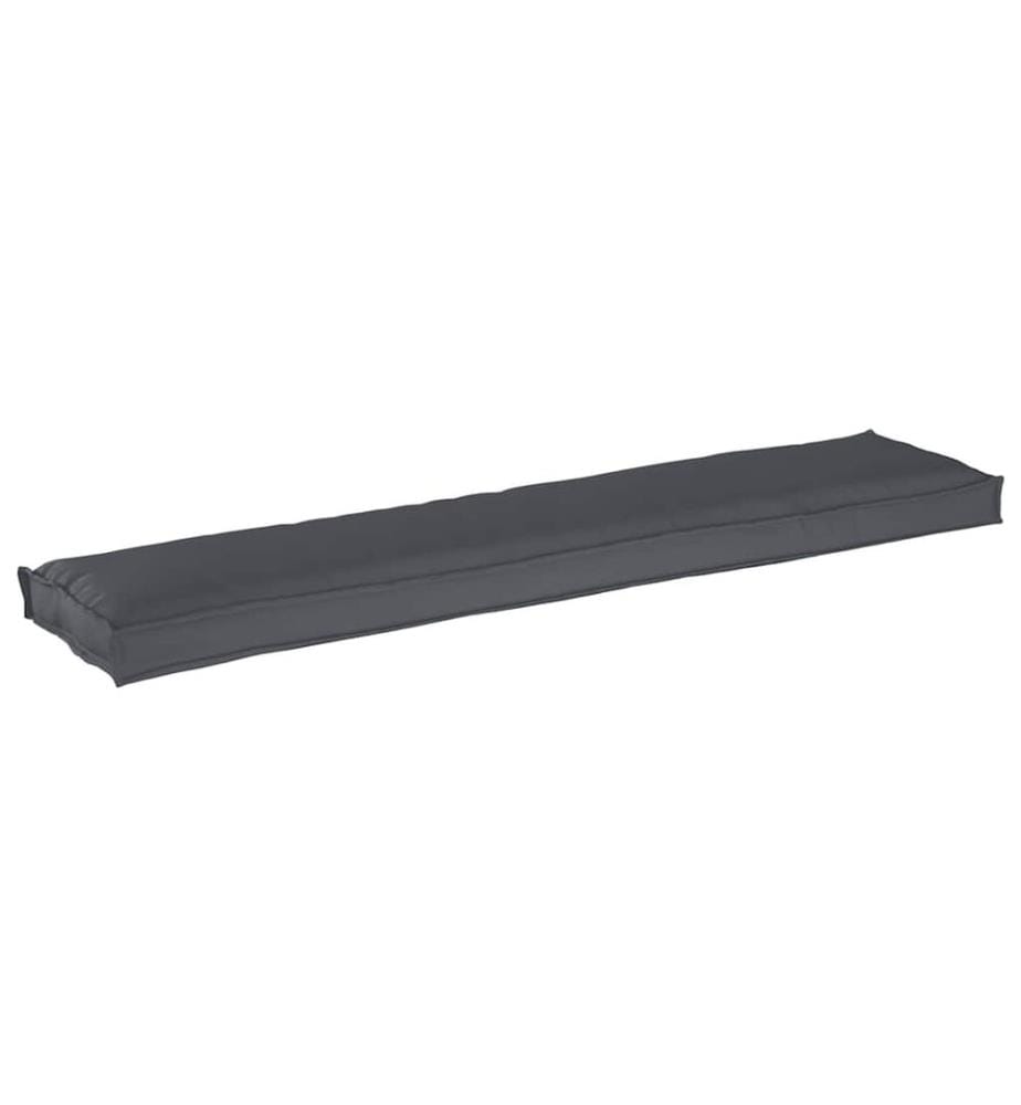 Palettenkissen Anthrazit 180 x 40 x 8 cm Oxford-Stoff